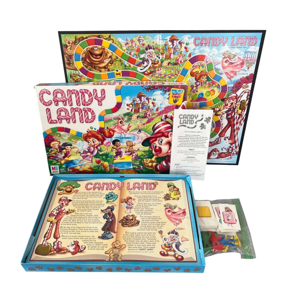 Candy Land Board Game 2004 Milton Bradley Hasbro My First Games Complete